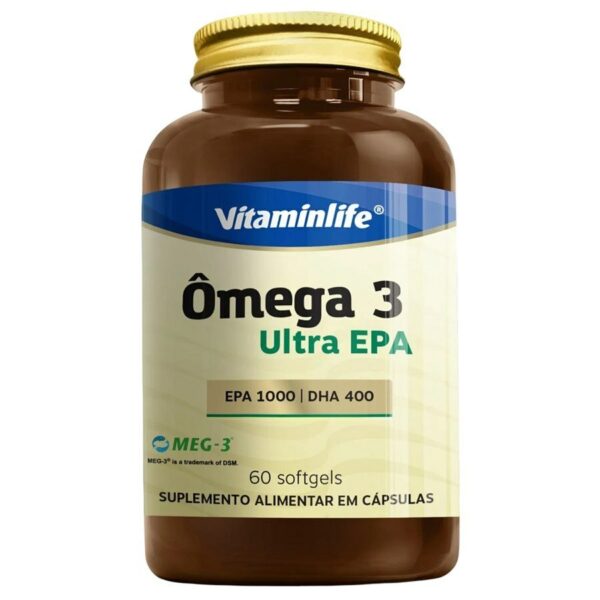 Ômega 3 Ultra Epa Vitaminlife 60 Cápsulas