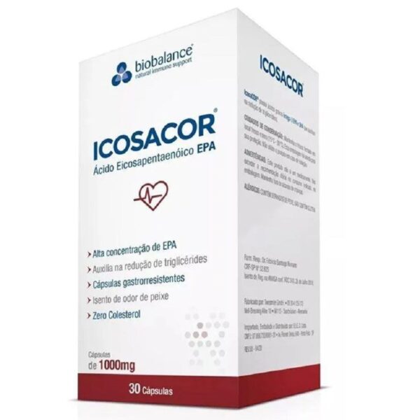 Icosacor Epa 1000mg Biobalance 30 Cápsulas