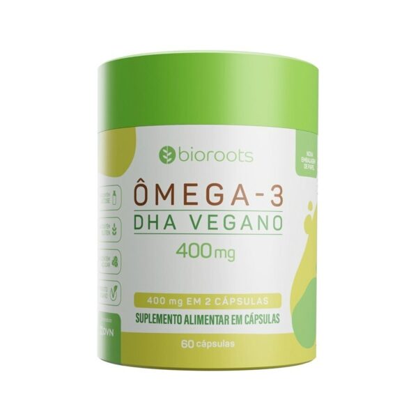 Ômega 3 400mg Bioroots 60 Cápsulas